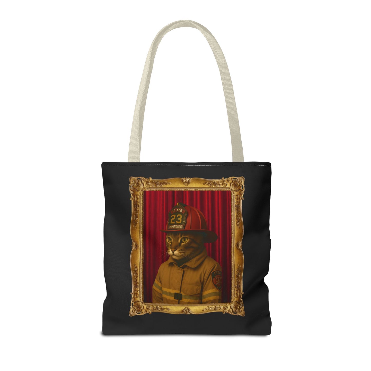 Firefighter Cat Tote Bag