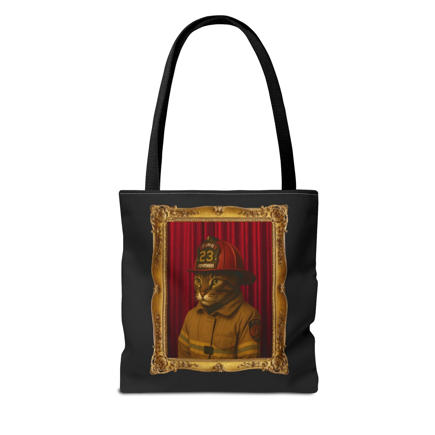 Firefighter Cat Tote Bag