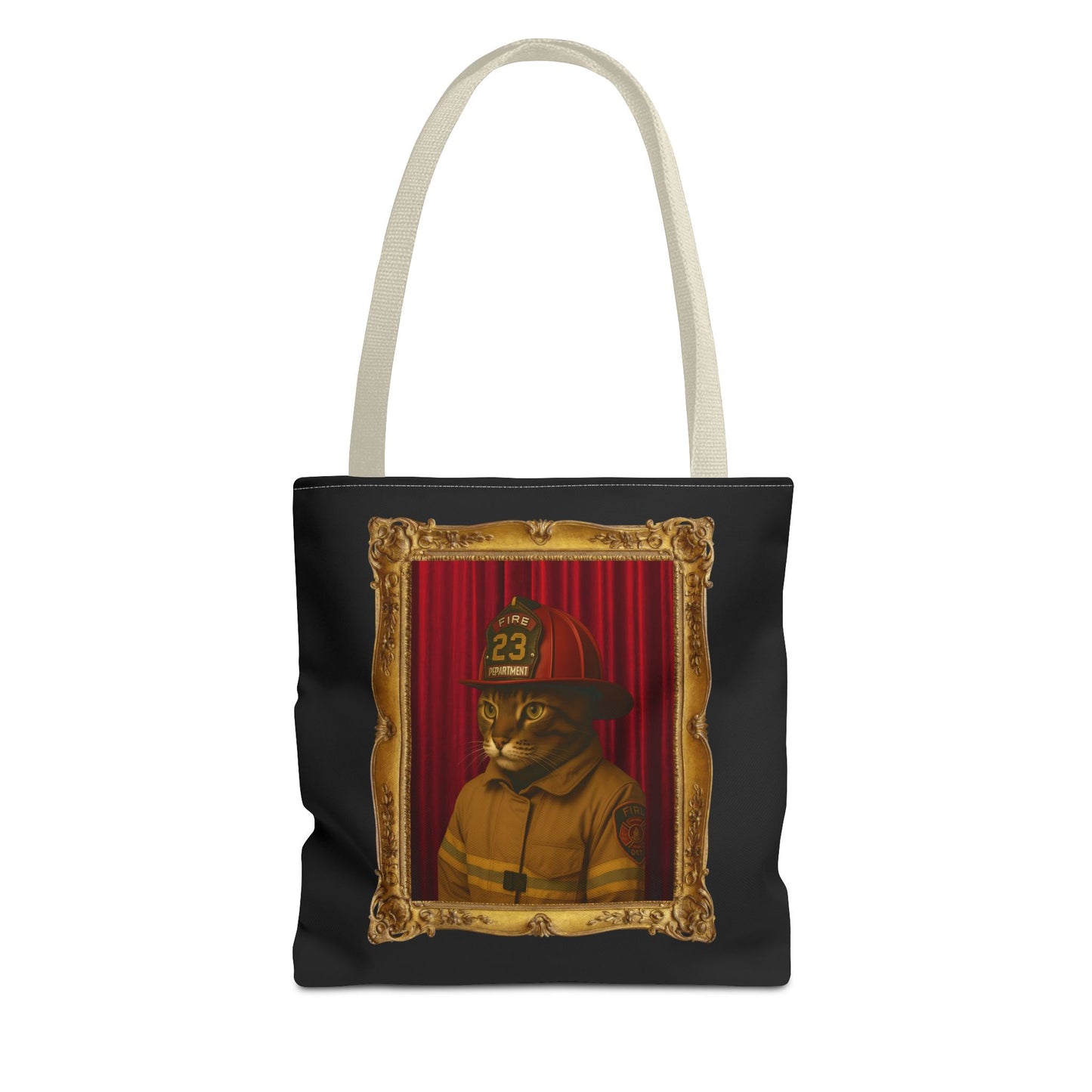 Firefighter Cat Tote Bag