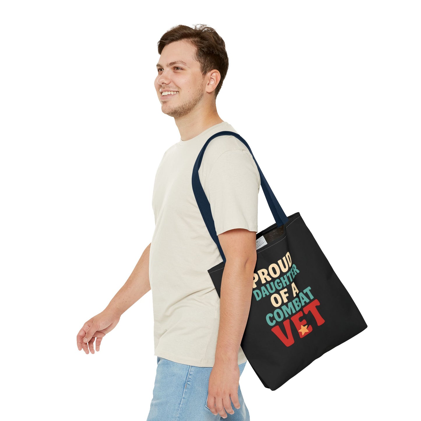 Proud Daughter of a Combat Vet Tote Bag