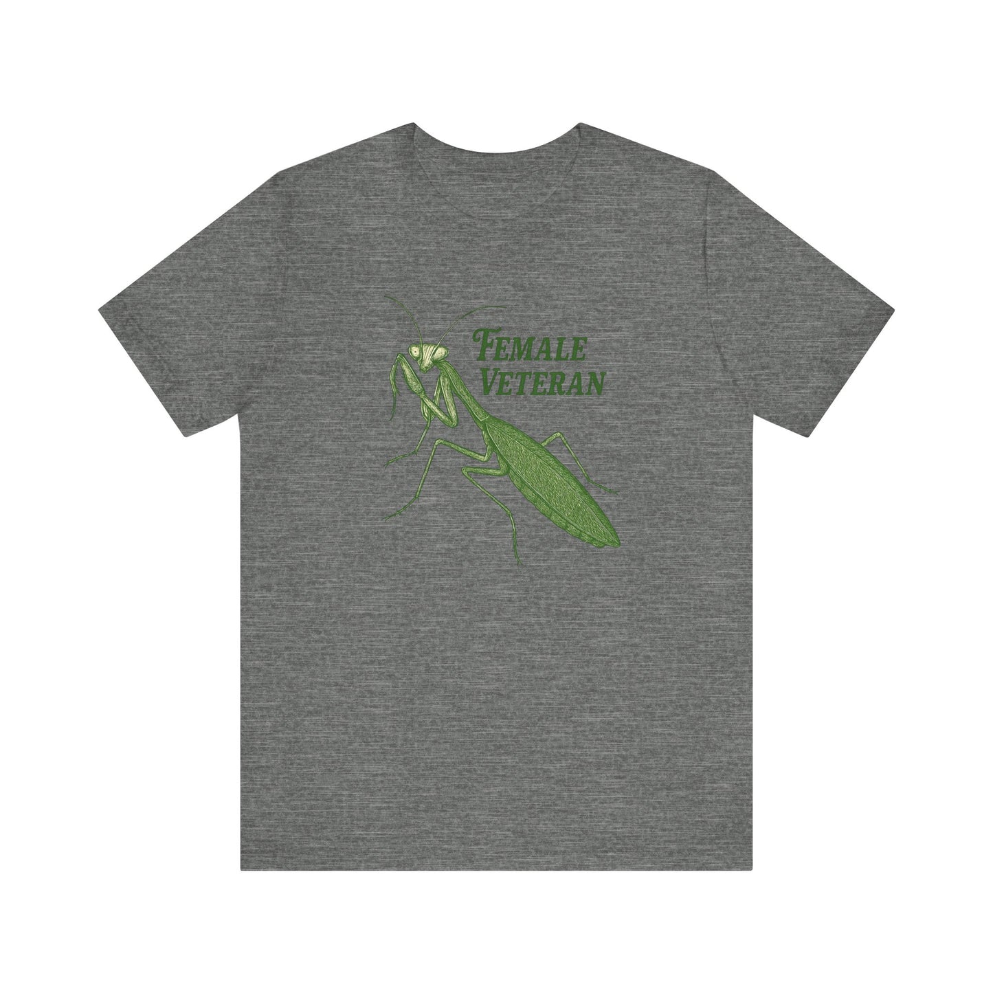 Female Veteran Praying Mantis Tee
