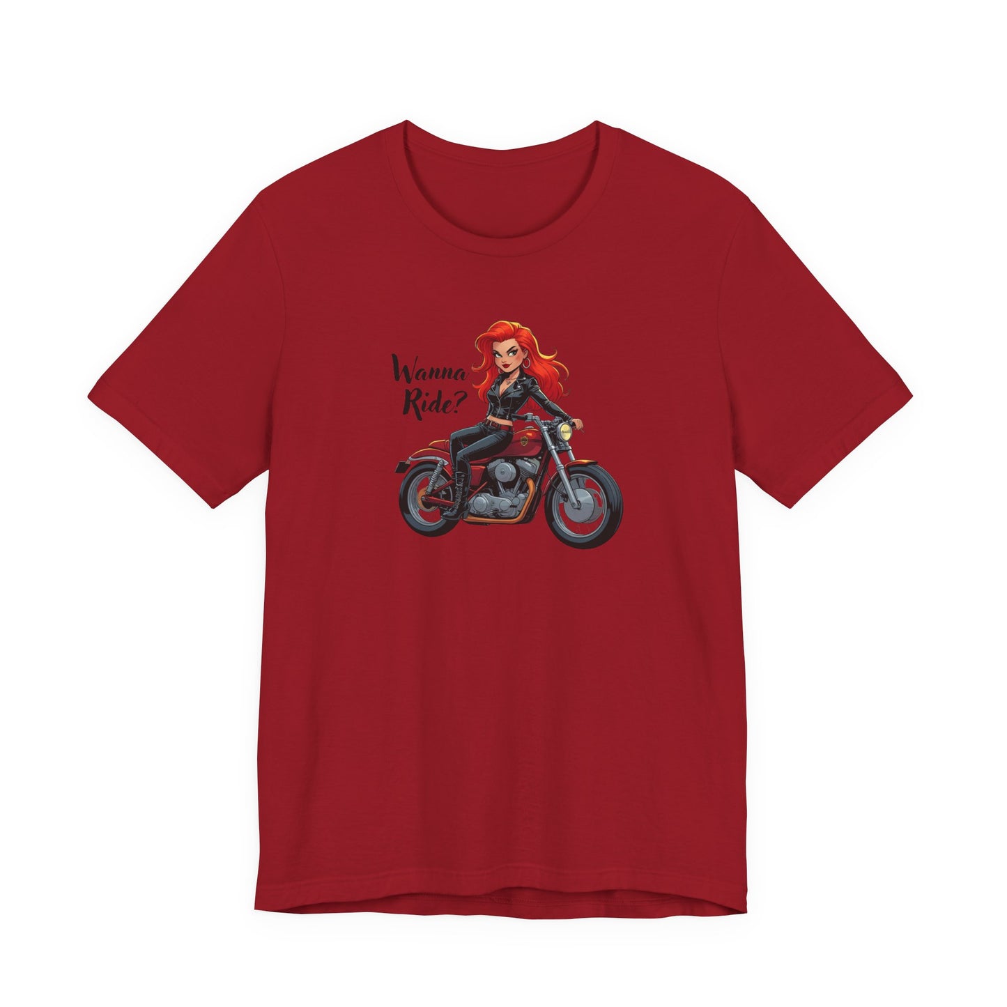 Biker Chick Tee - Unisex Jersey Short Sleeve