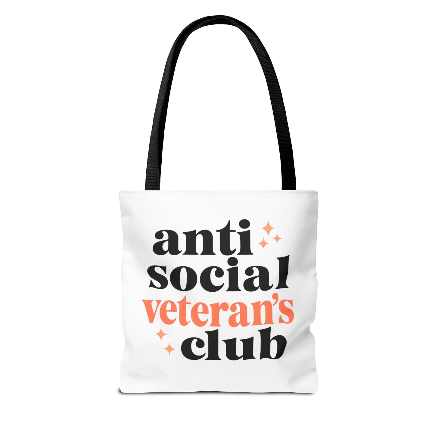 Anti Social Veteran's Club Tote Bag