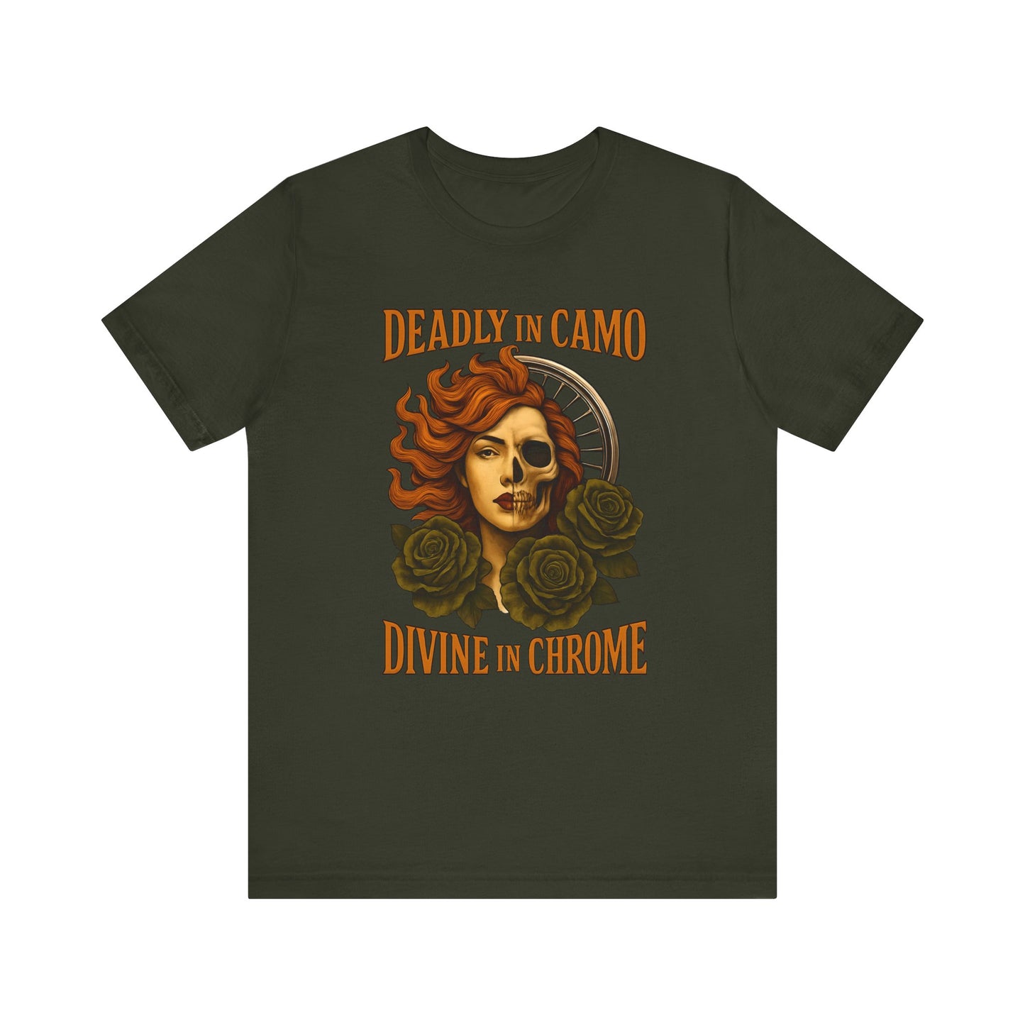 Deadly in Camo Divine in Chrome Tee