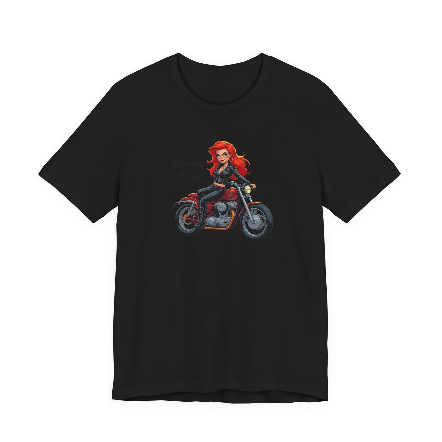 Biker Chick Tee - Unisex Jersey Short Sleeve
