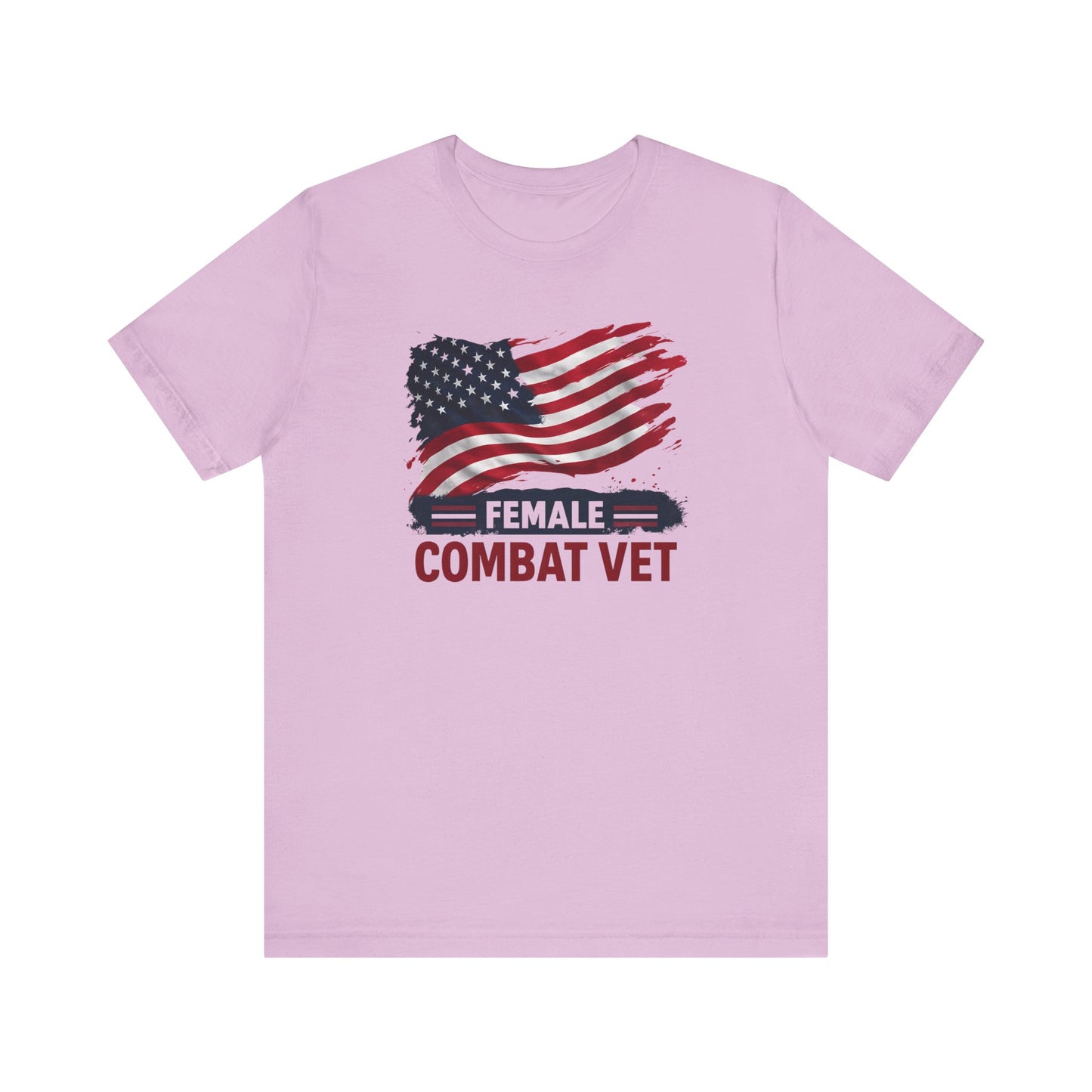 American Flag Female Veteran Tee