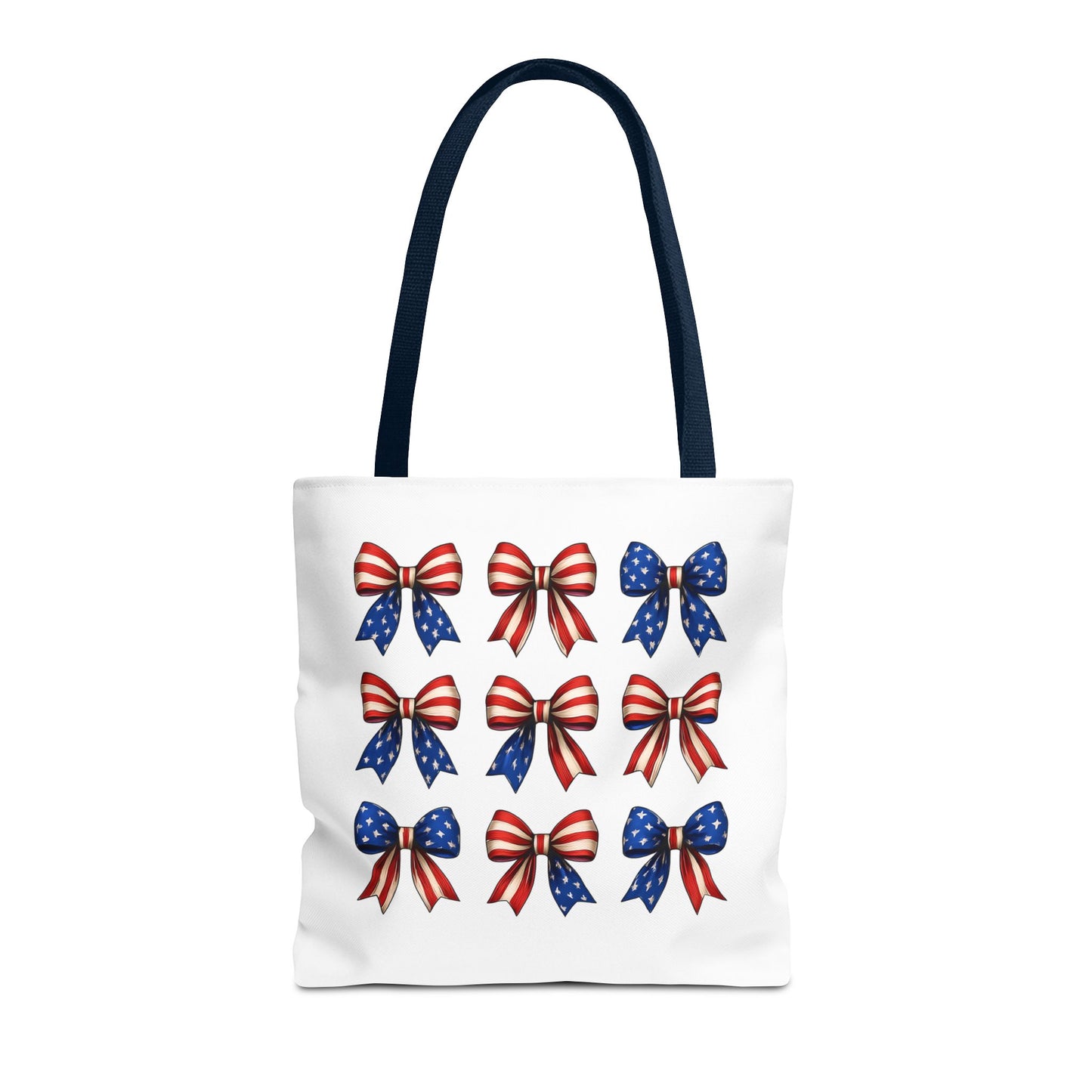 Patriotic Bow Tote Bag
