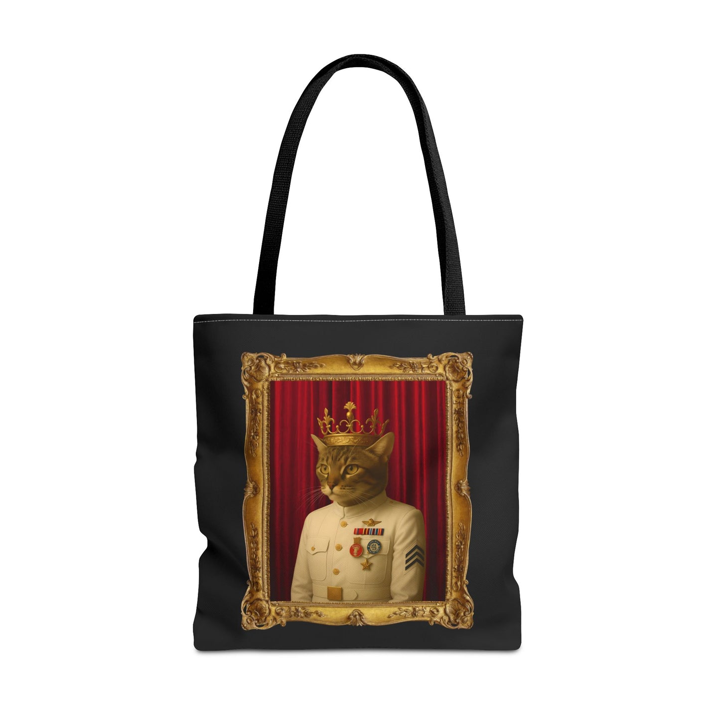 Navy Cat Tote Bag