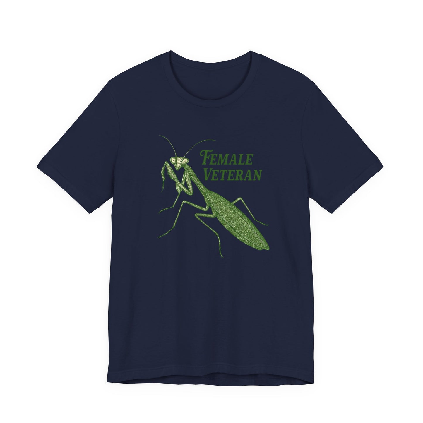 Female Veteran Praying Mantis Tee