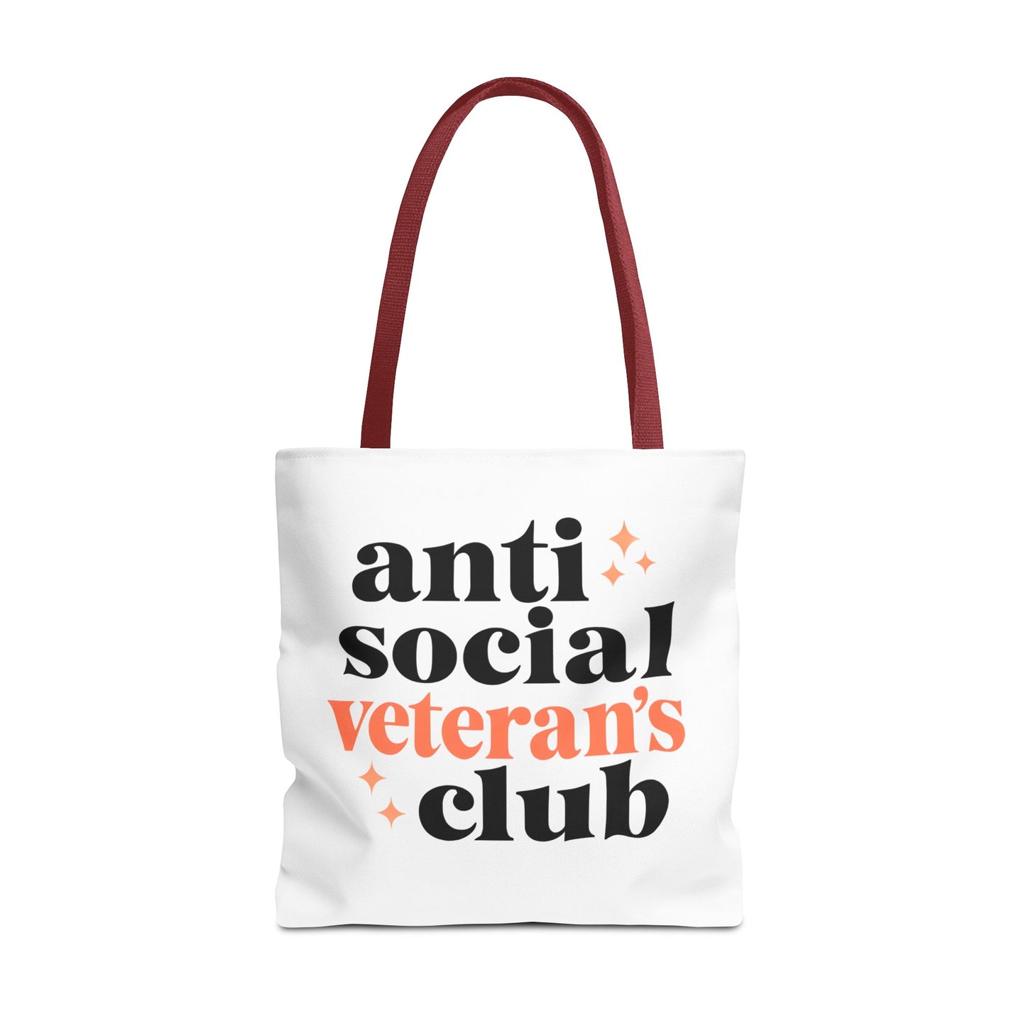 Anti Social Veteran's Club Tote Bag