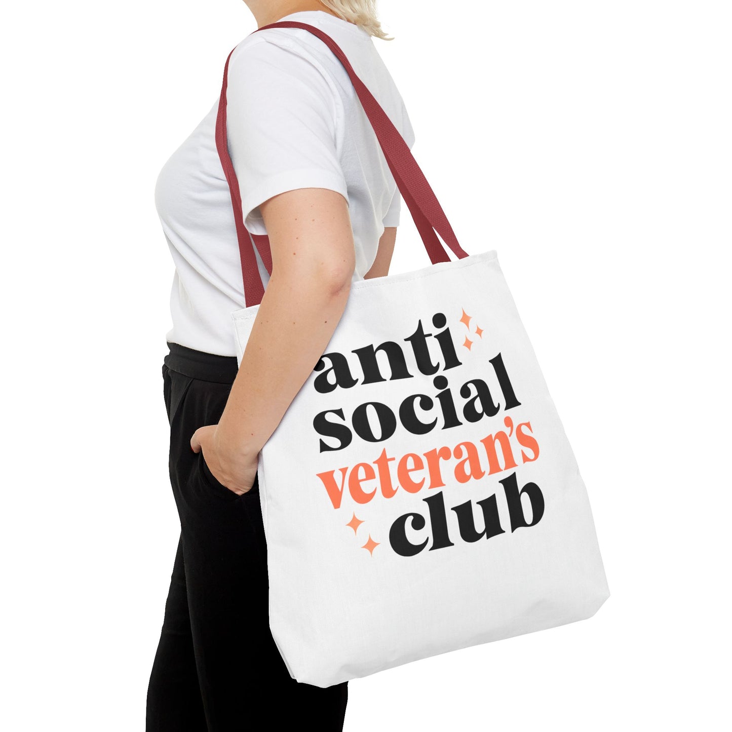 Anti Social Veteran's Club Tote Bag