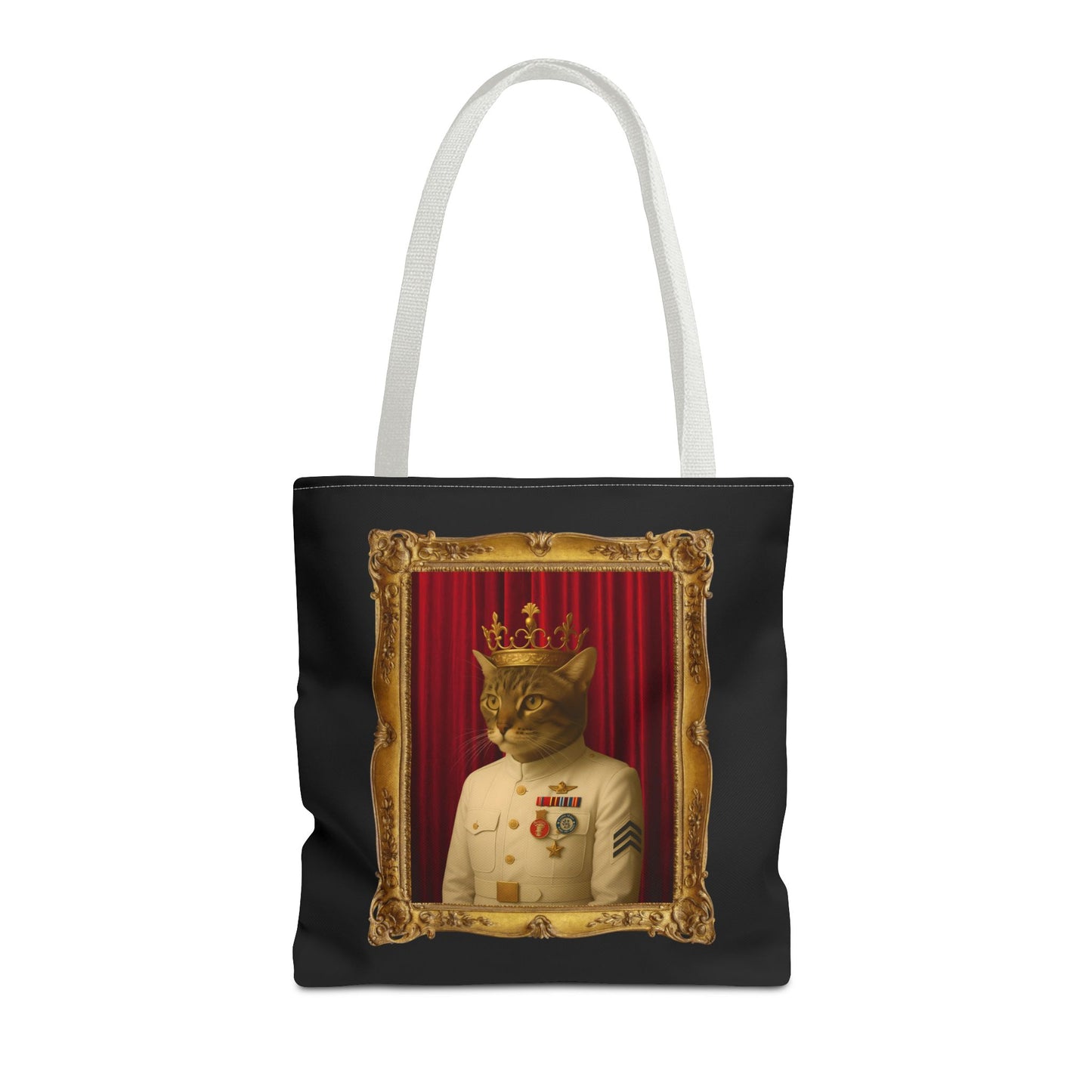 Navy Cat Tote Bag
