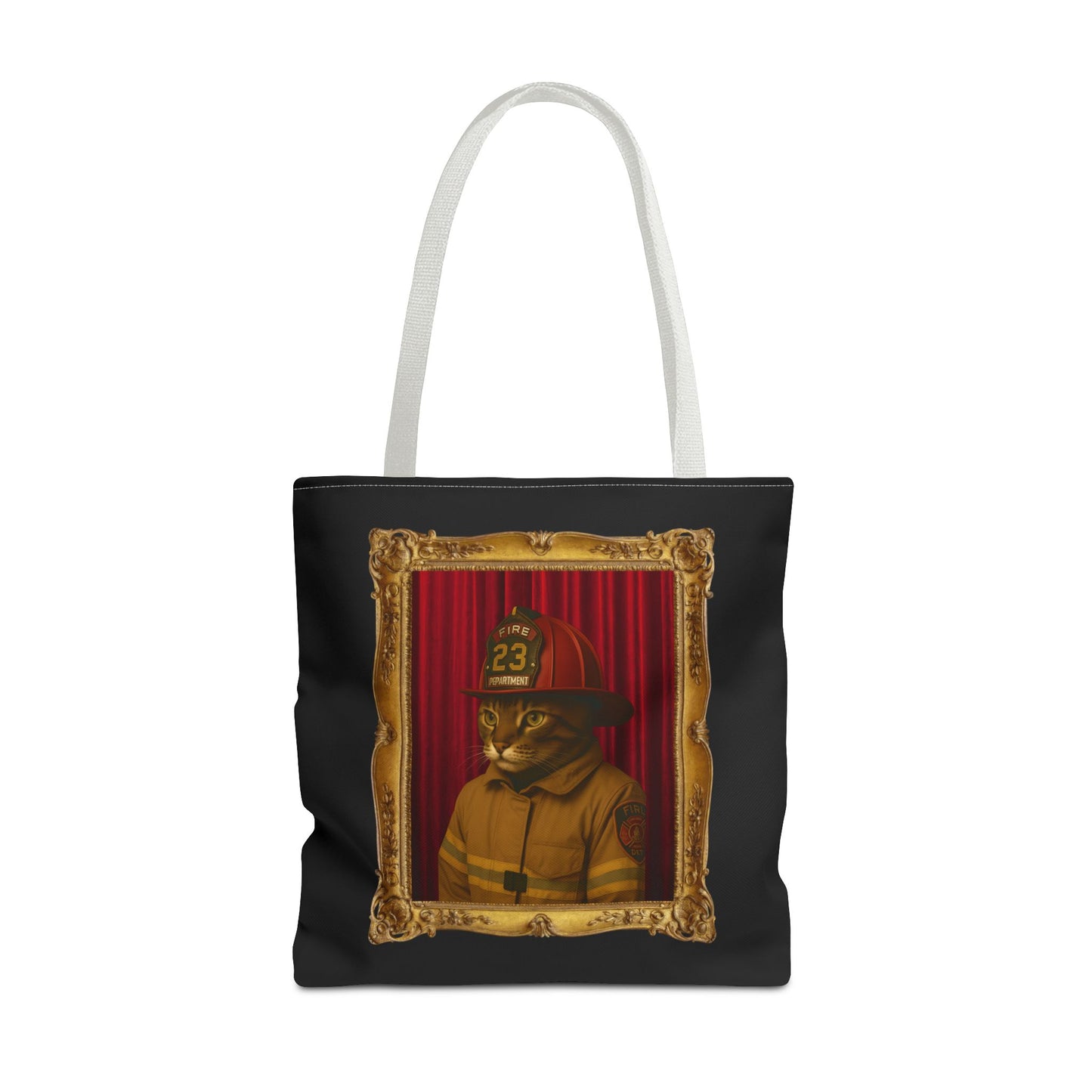 Firefighter Cat Tote Bag