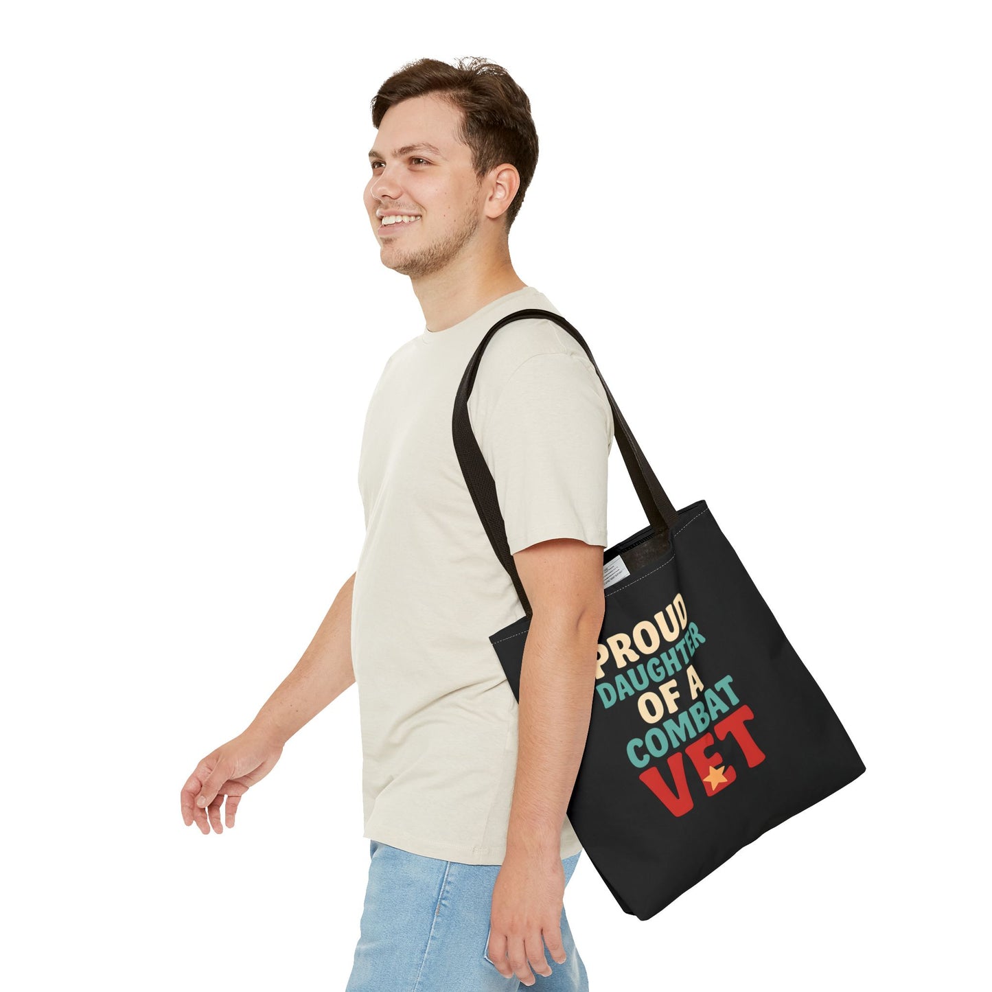 Proud Daughter of a Combat Vet Tote Bag