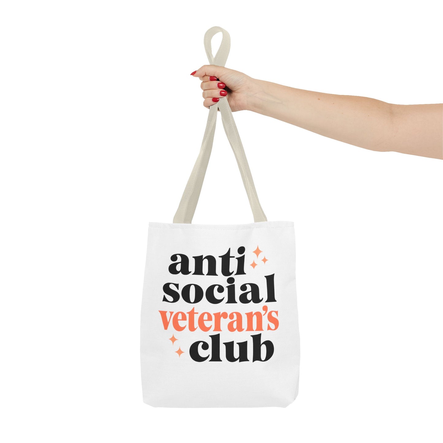 Anti Social Veteran's Club Tote Bag