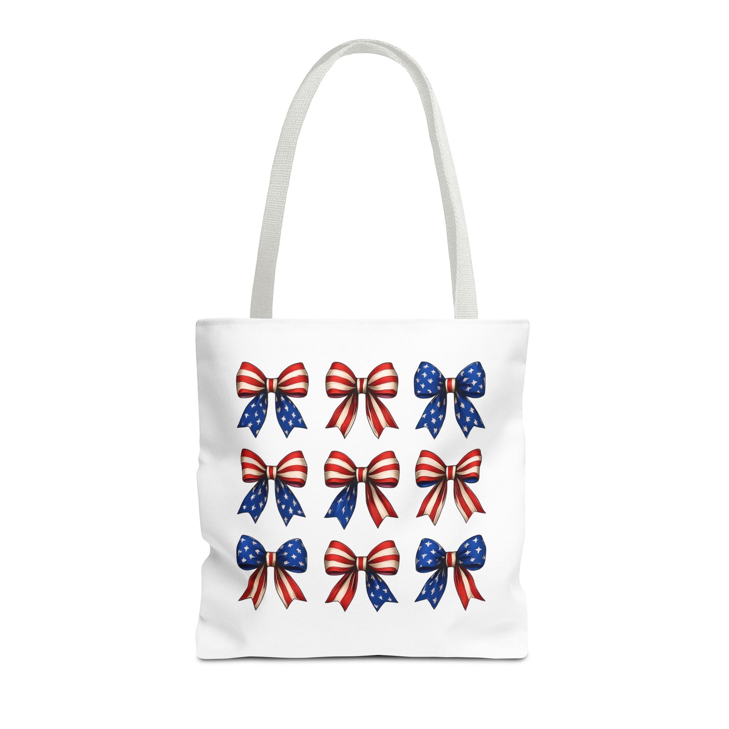 Patriotic Bow Tote Bag