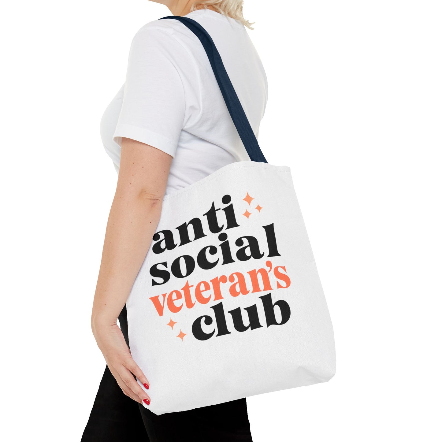Anti Social Veteran's Club Tote Bag