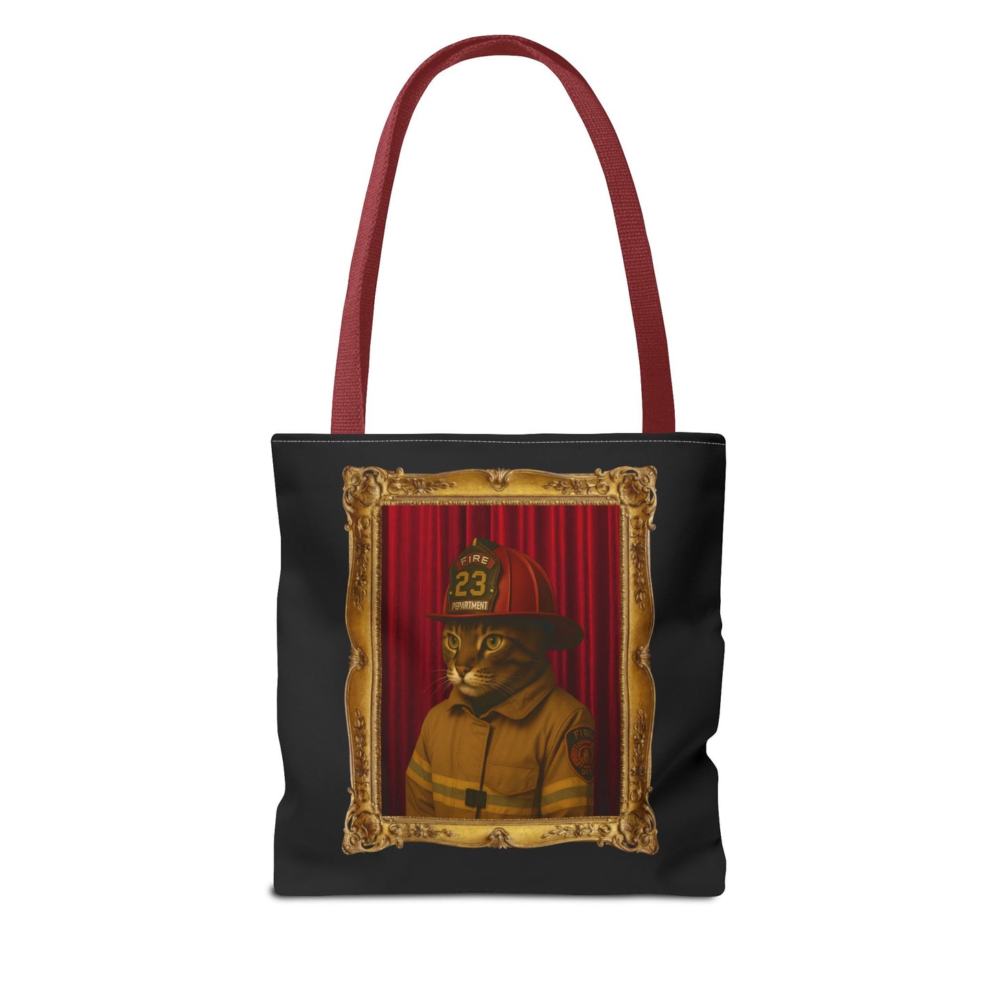 Firefighter Cat Tote Bag