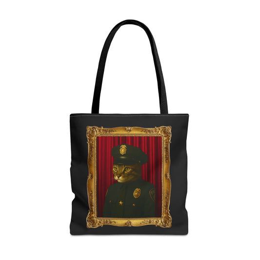 Police Officer Cat Tote Bag