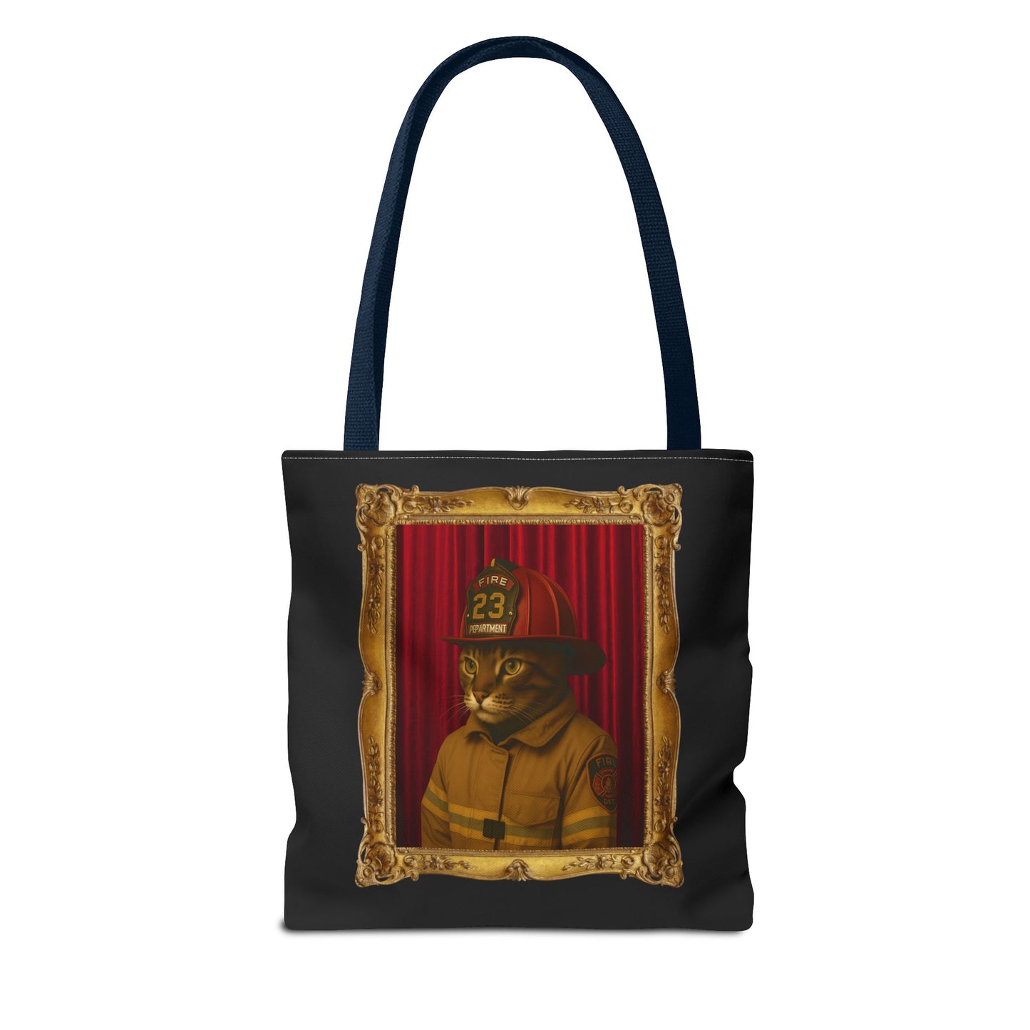 Firefighter Cat Tote Bag