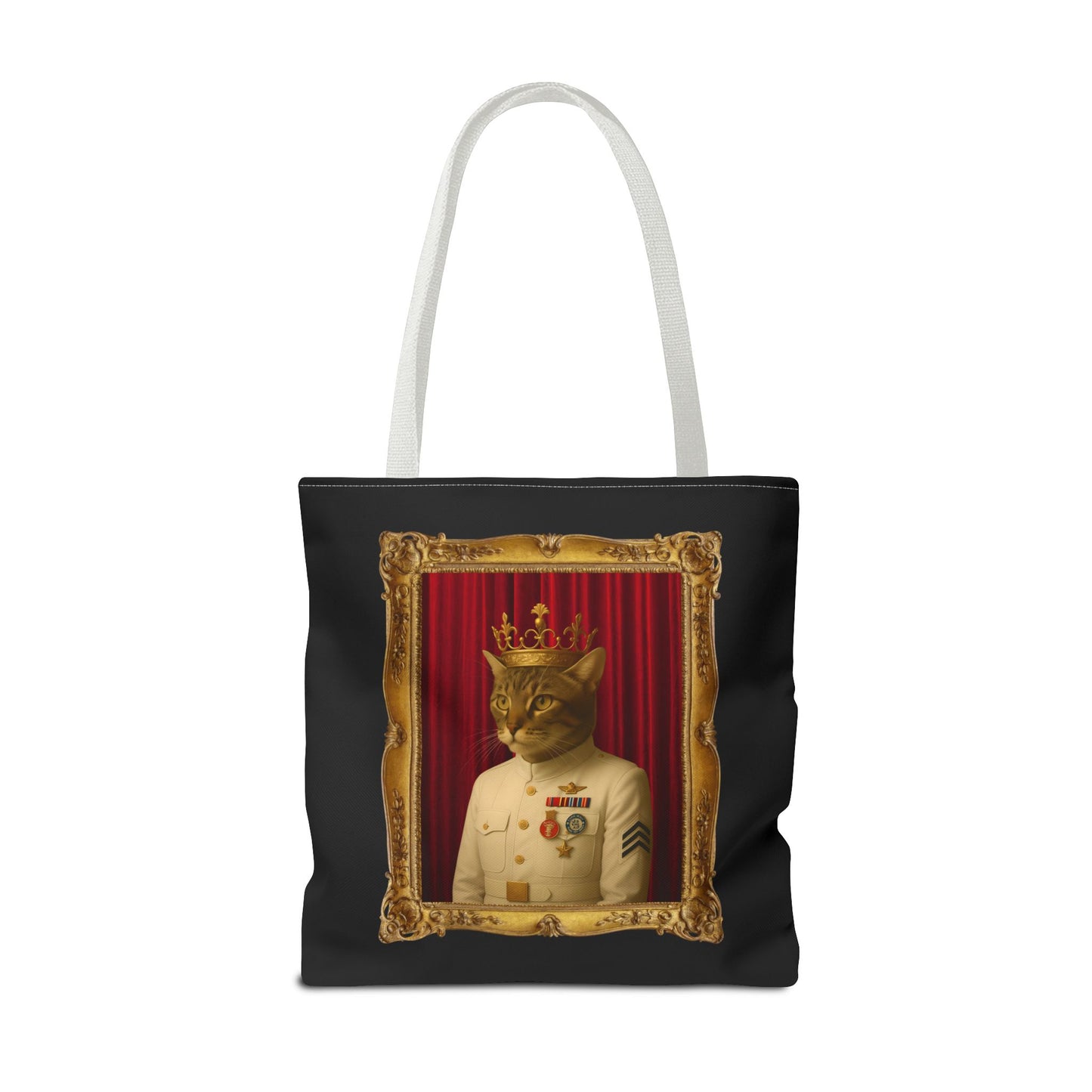 Navy Cat Tote Bag