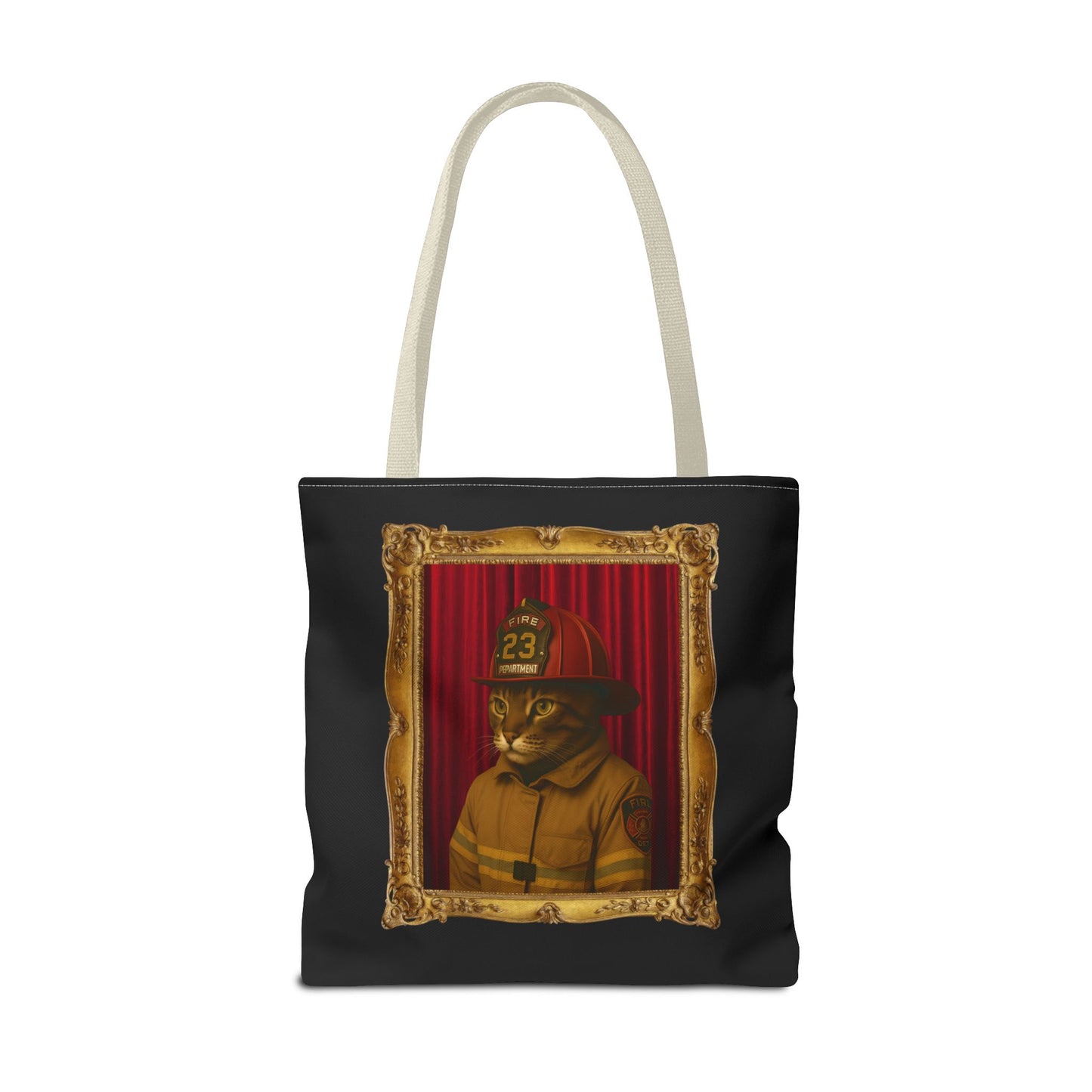 Firefighter Cat Tote Bag