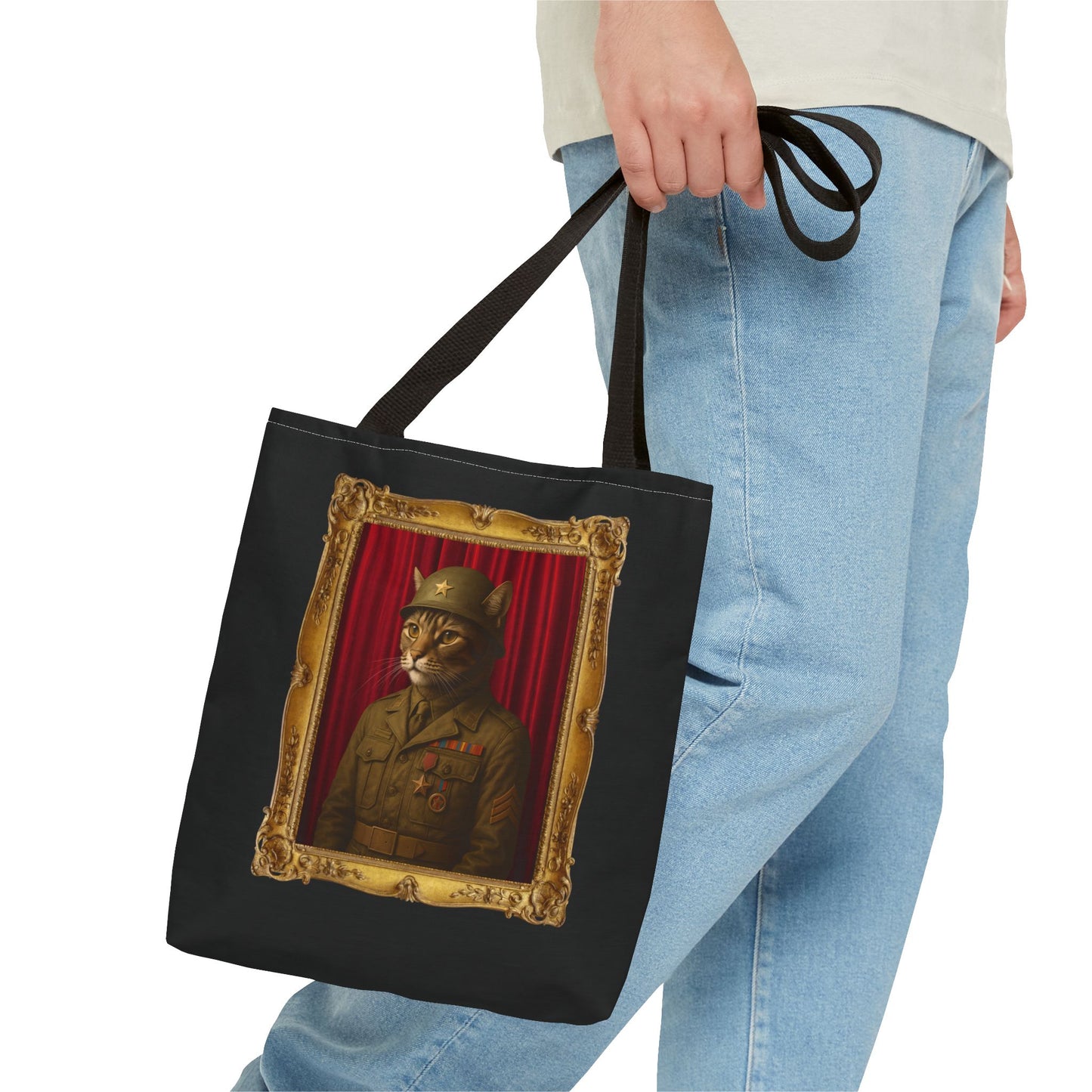 Army Cat Tote Bag