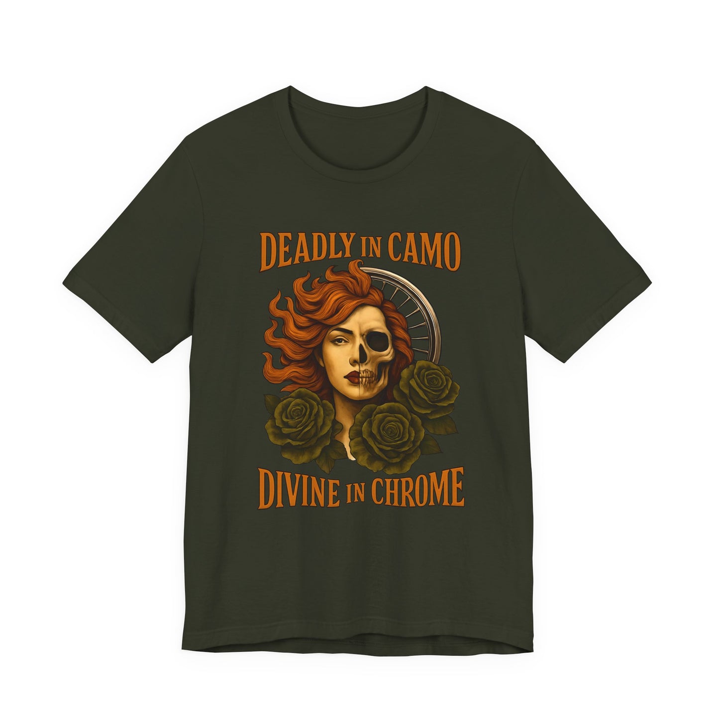 Deadly in Camo Divine in Chrome Tee