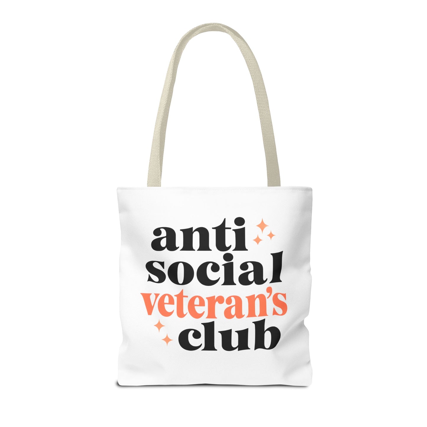 Anti Social Veteran's Club Tote Bag