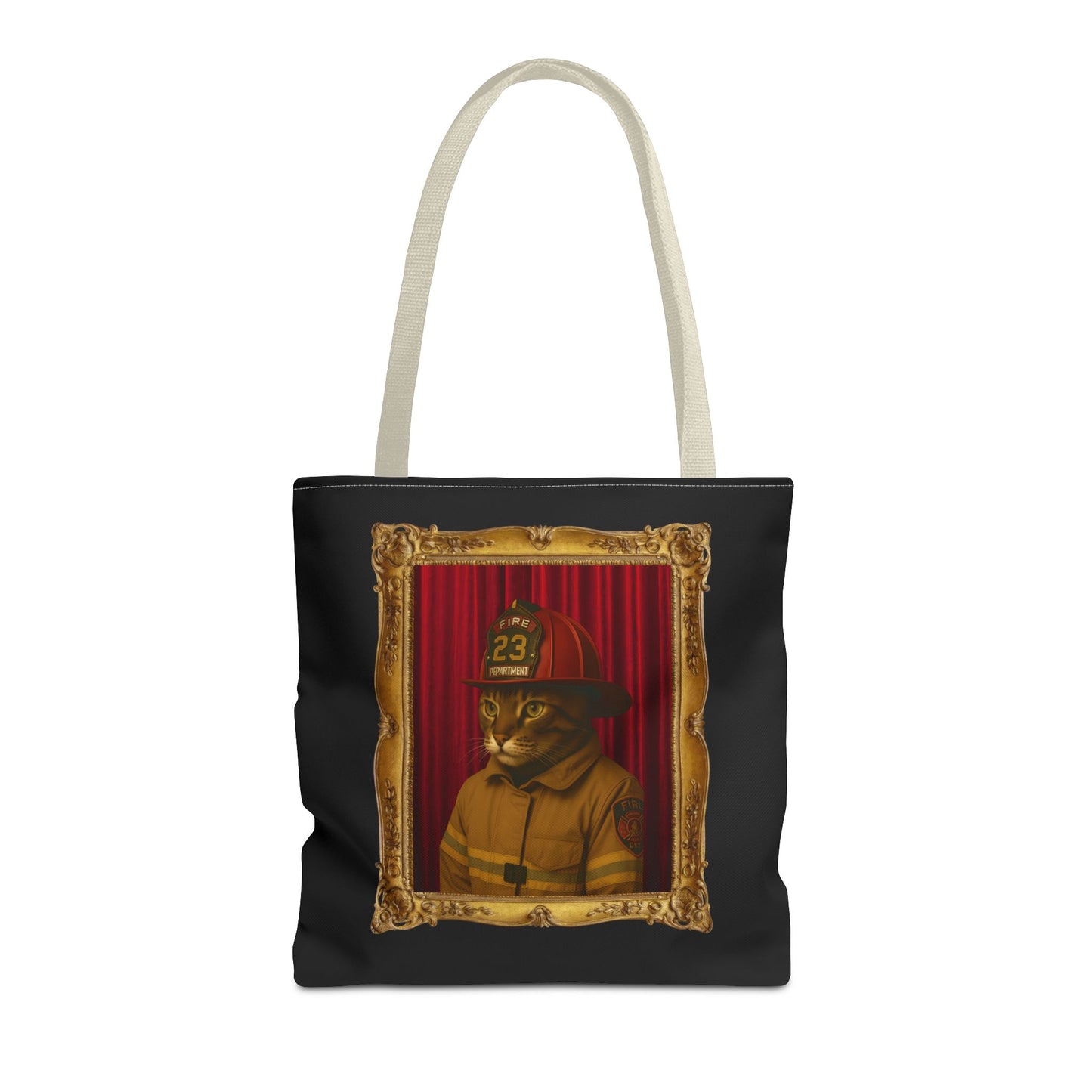 Firefighter Cat Tote Bag