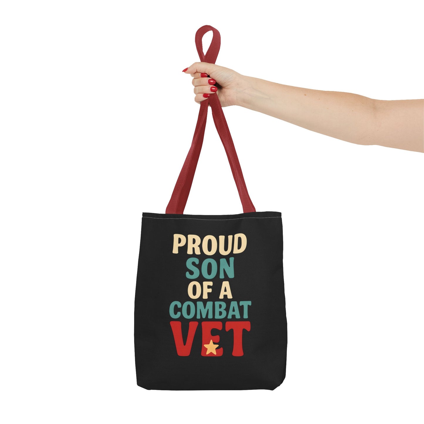 Proud Son of a Combat Vet Tote Bag