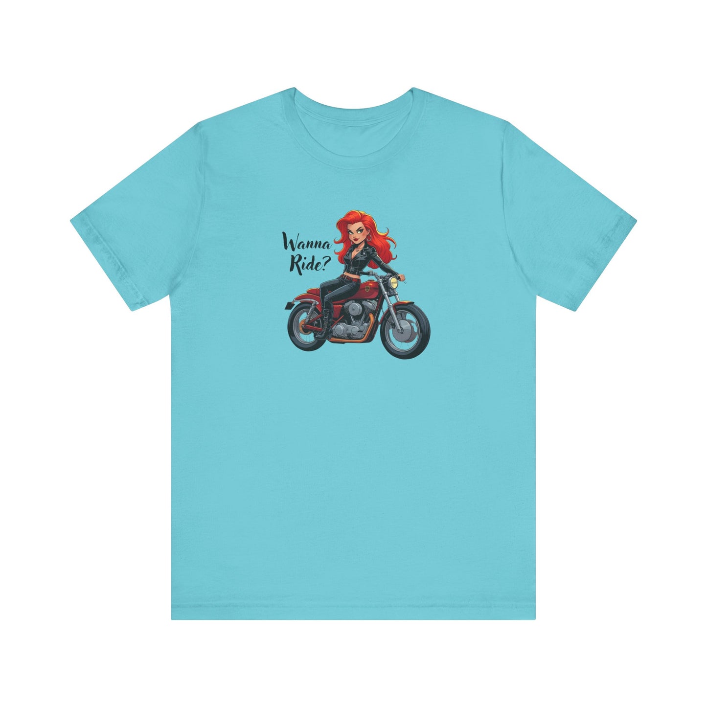 Biker Chick Tee - Unisex Jersey Short Sleeve