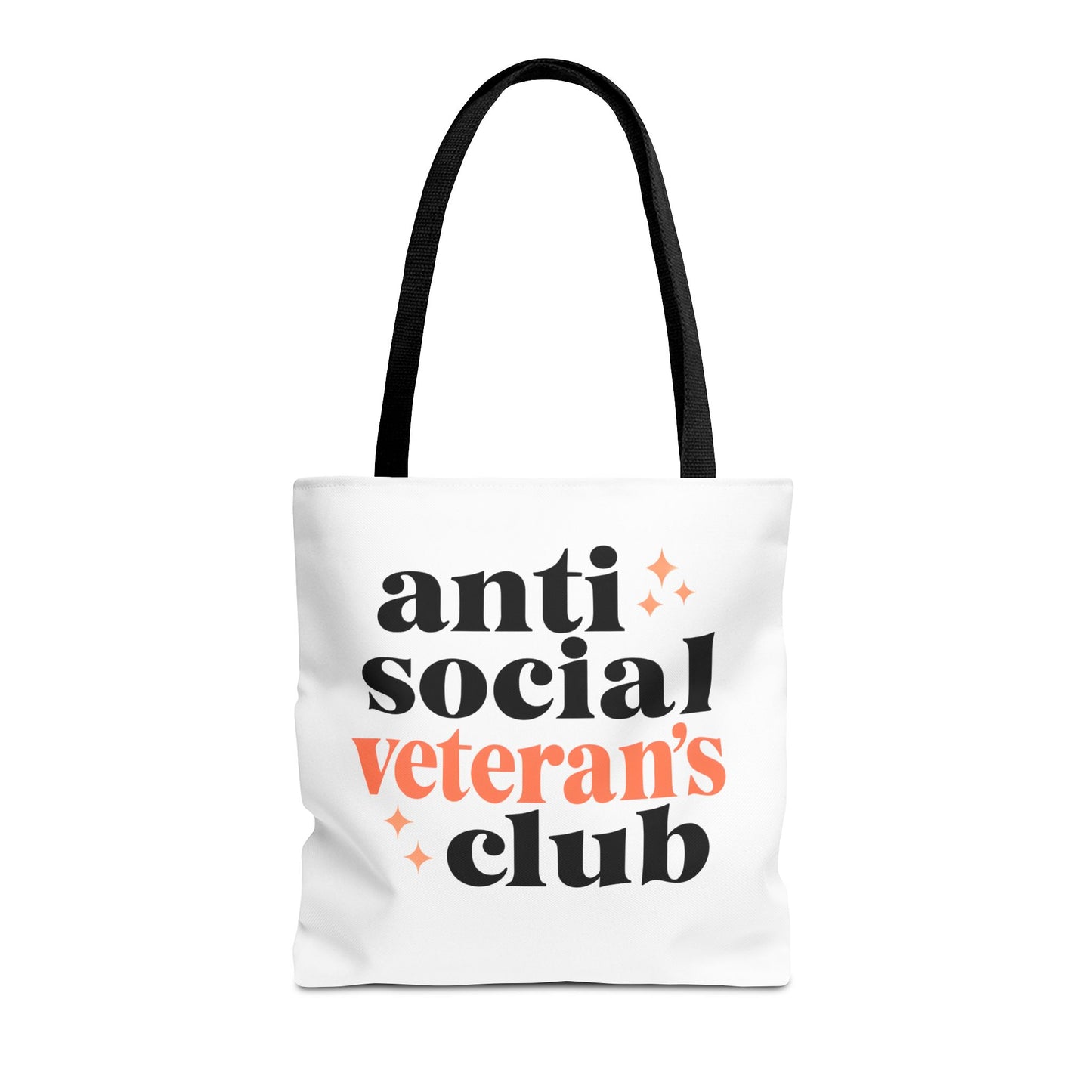 Anti Social Veteran's Club Tote Bag