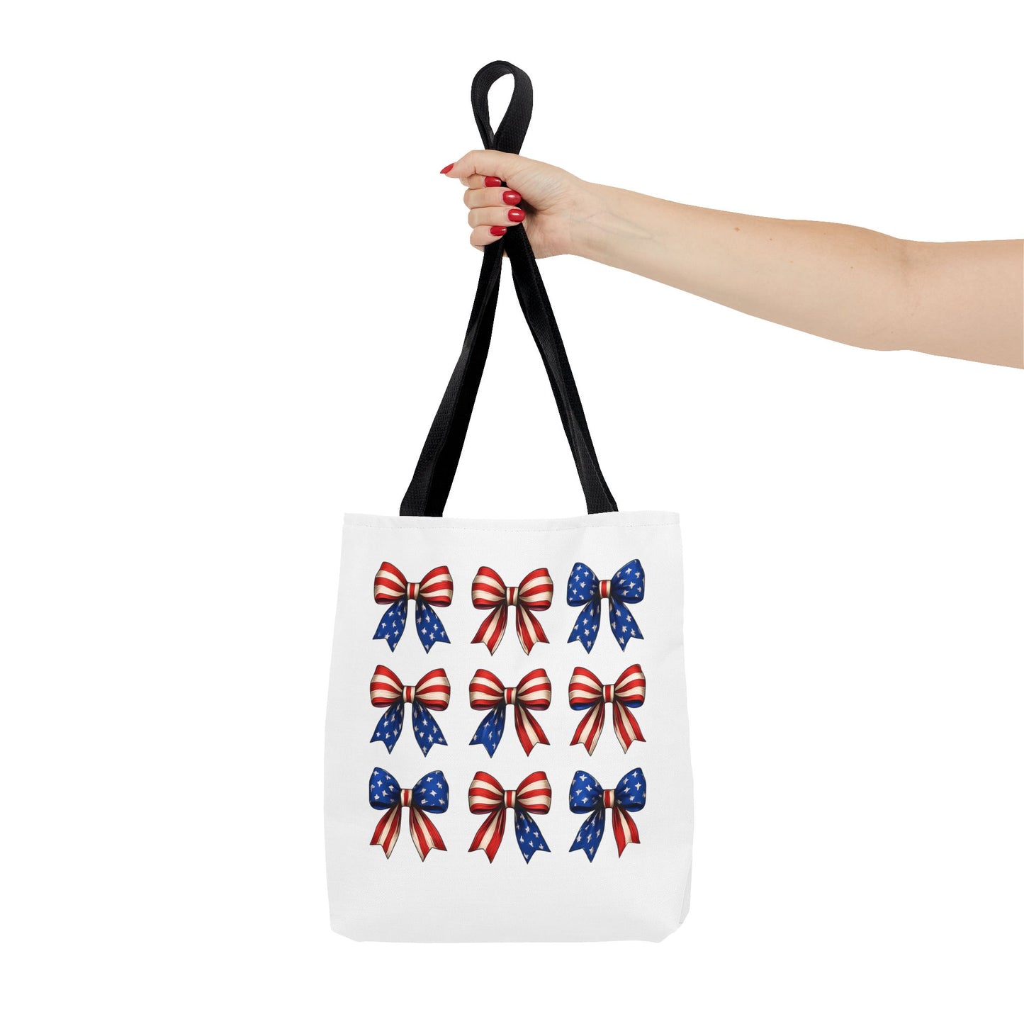 Patriotic Bow Tote Bag