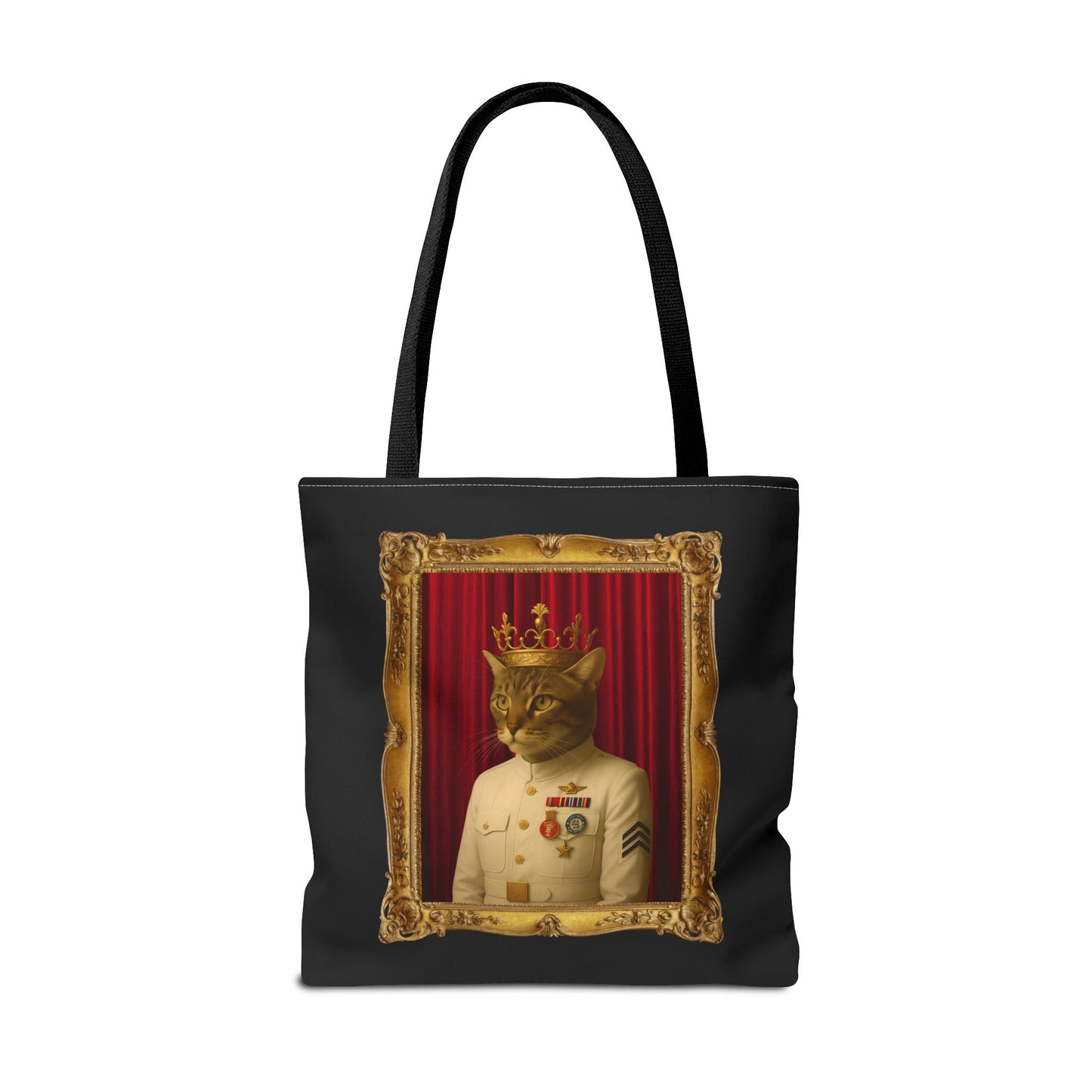 Navy Cat Tote Bag