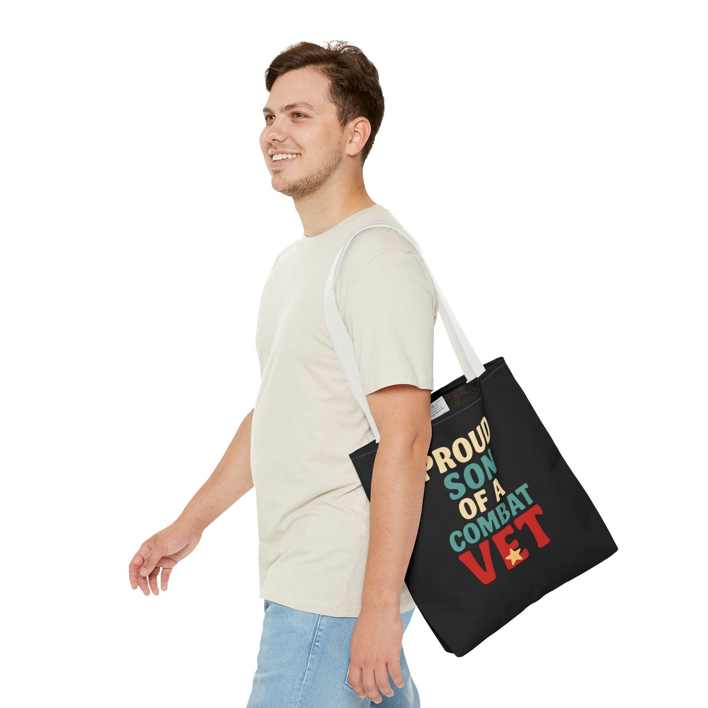 Proud Son of a Combat Vet Tote Bag