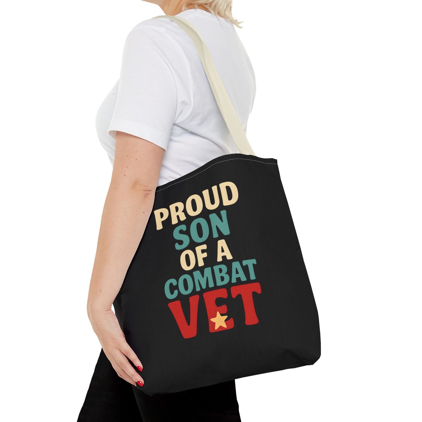 Proud Son of a Combat Vet Tote Bag