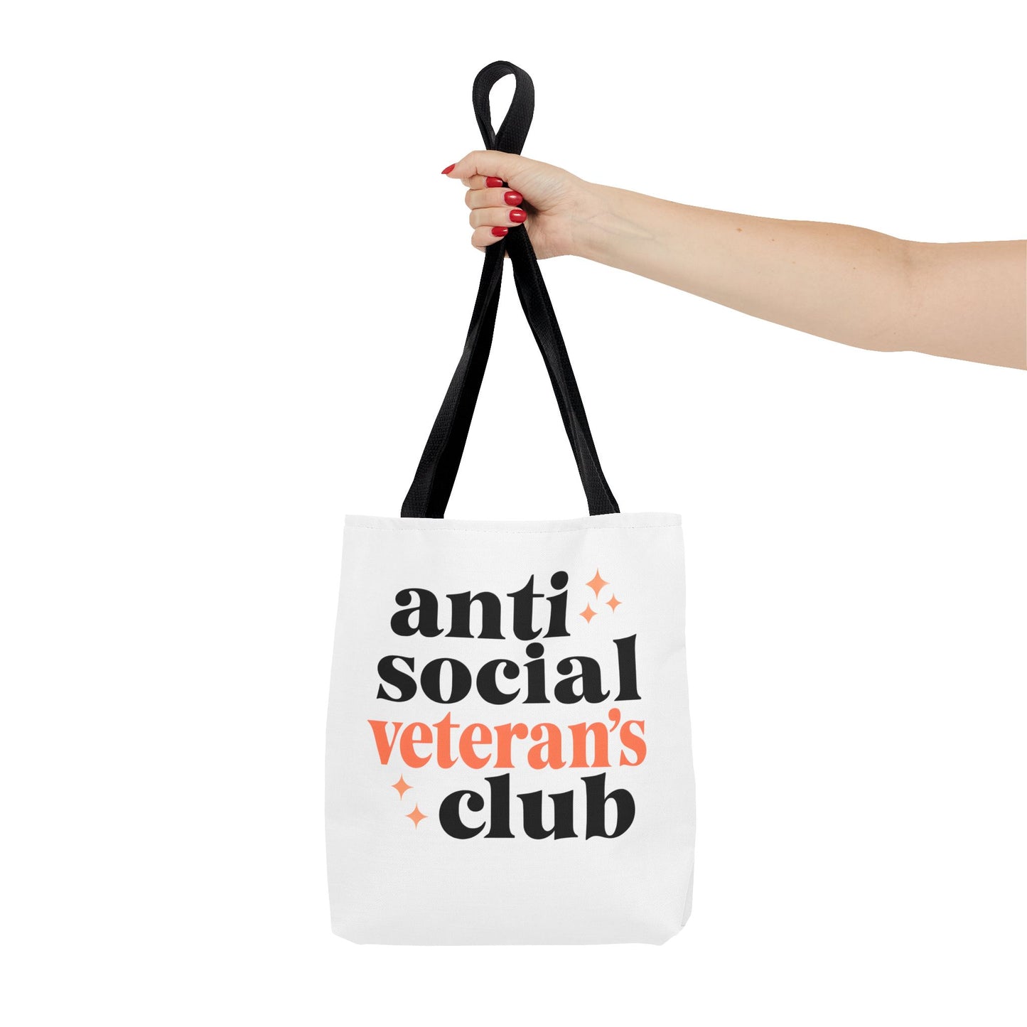 Anti Social Veteran's Club Tote Bag