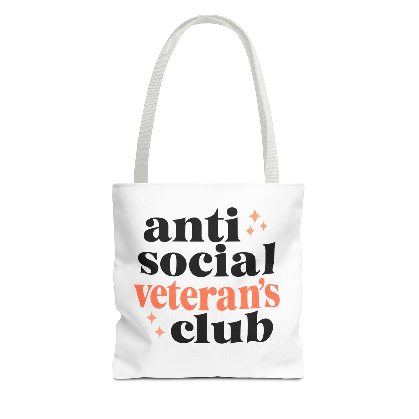 Anti Social Veteran's Club Tote Bag