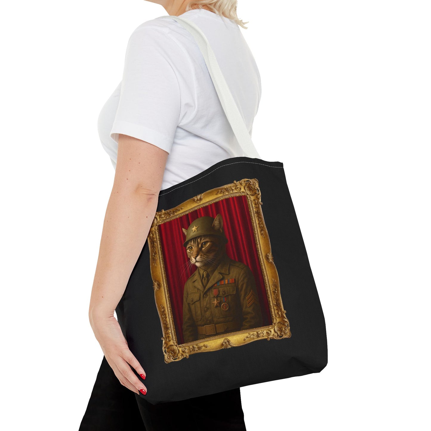 Army Cat Tote Bag