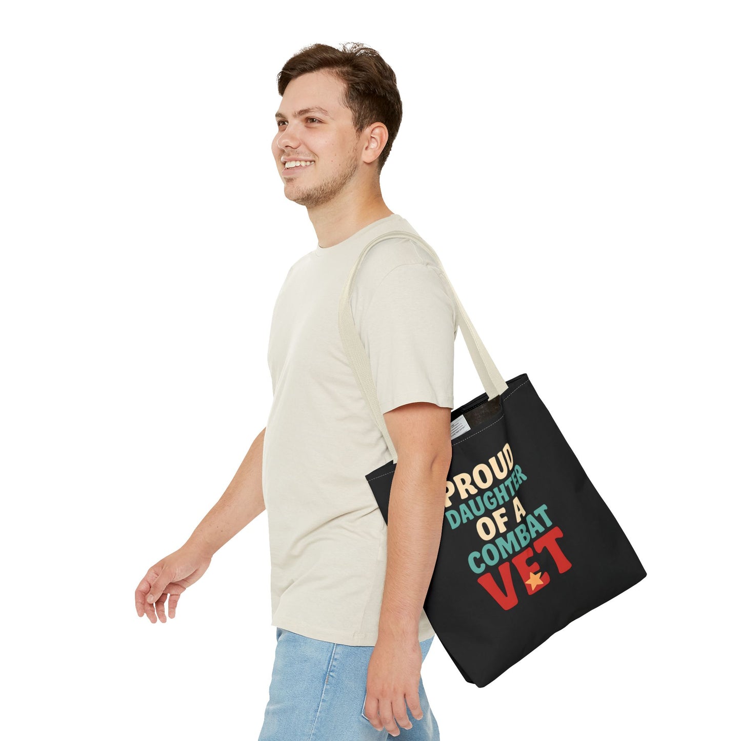 Proud Daughter of a Combat Vet Tote Bag