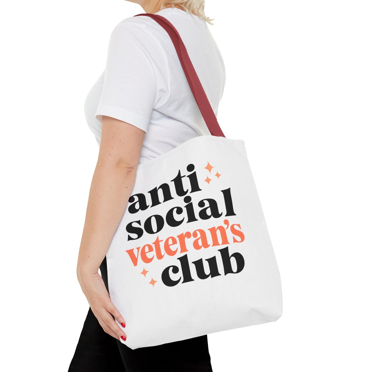 Anti Social Veteran's Club Tote Bag