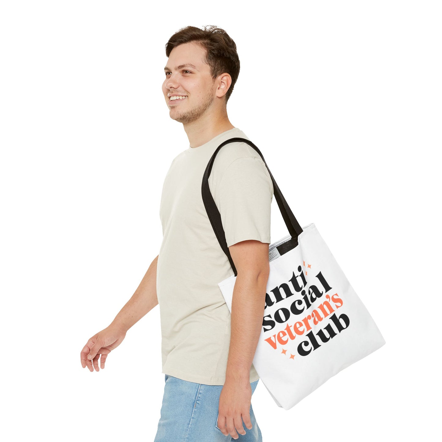 Anti Social Veteran's Club Tote Bag