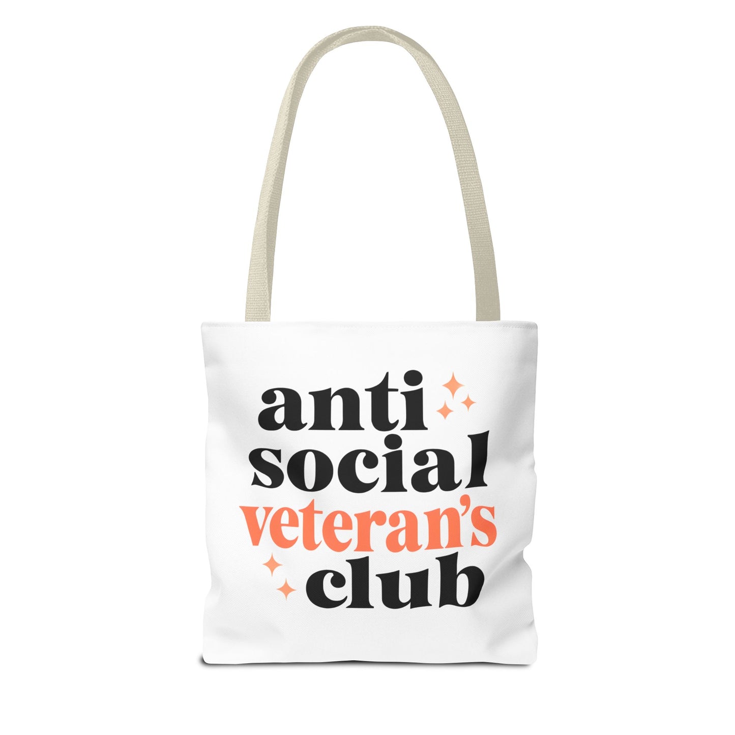 Anti Social Veteran's Club Tote Bag
