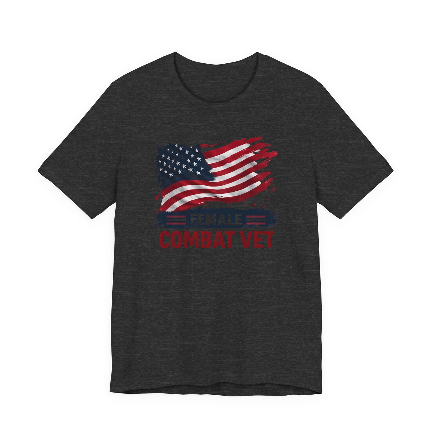 American Flag Female Veteran Tee