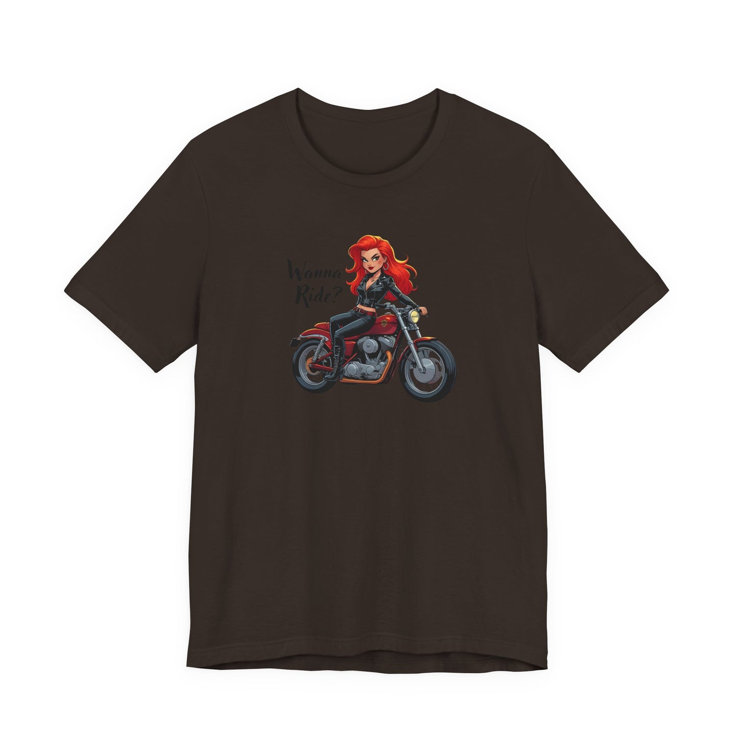 Biker Chick Tee - Unisex Jersey Short Sleeve