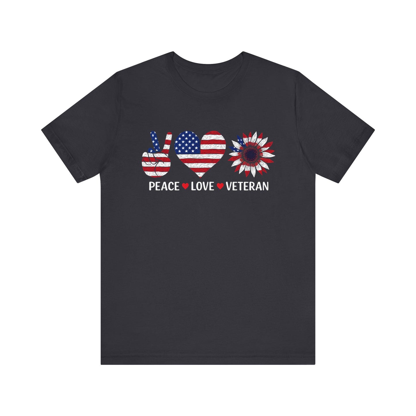 Peace Love Veteran Tee