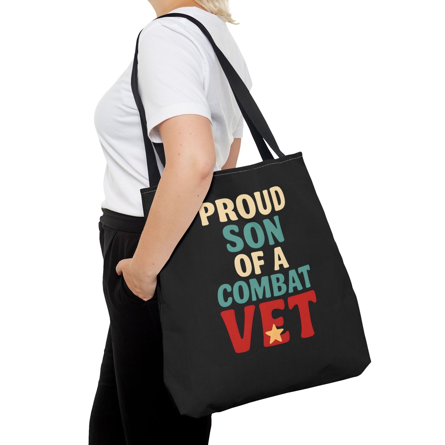Proud Son of a Combat Vet Tote Bag