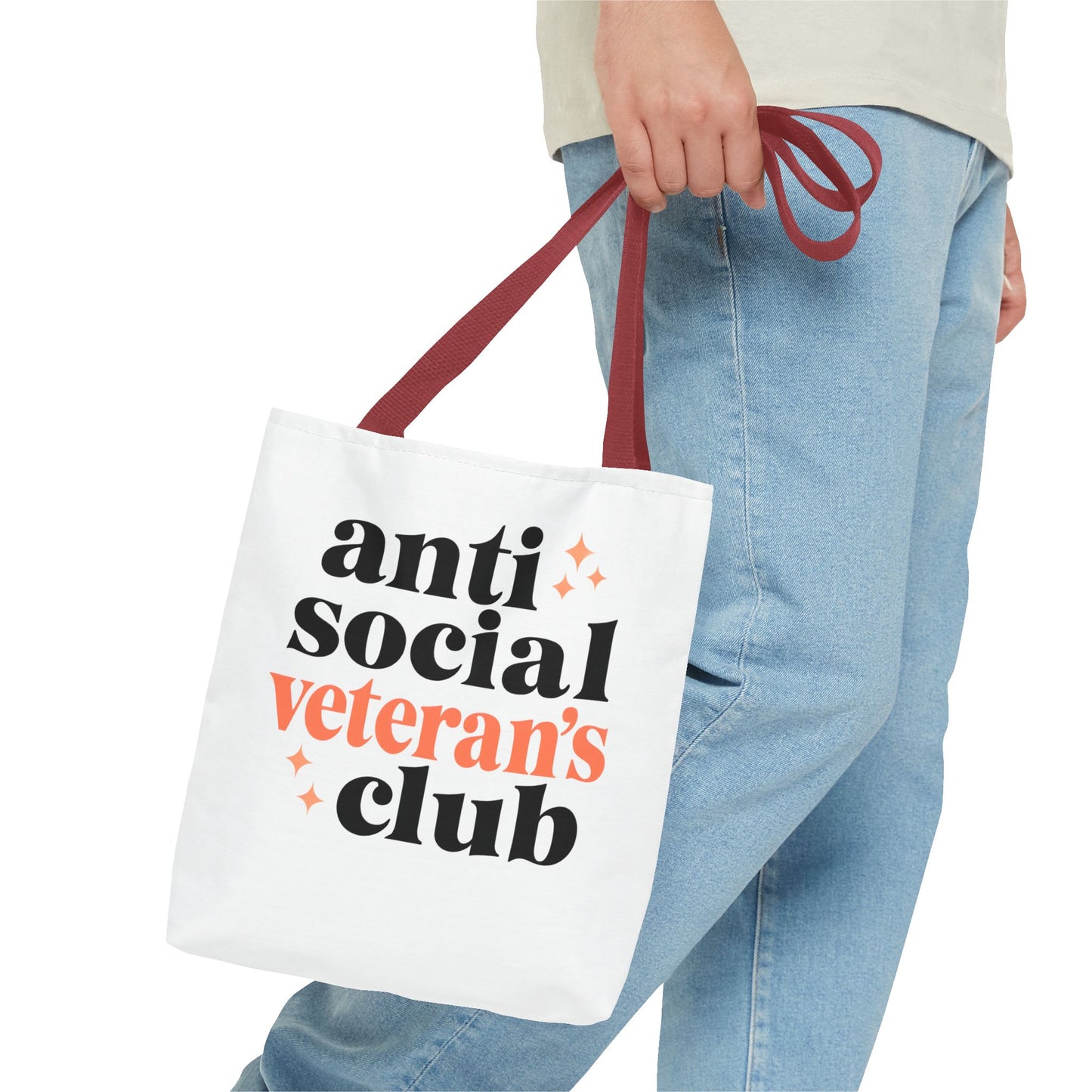 Anti Social Veteran's Club Tote Bag