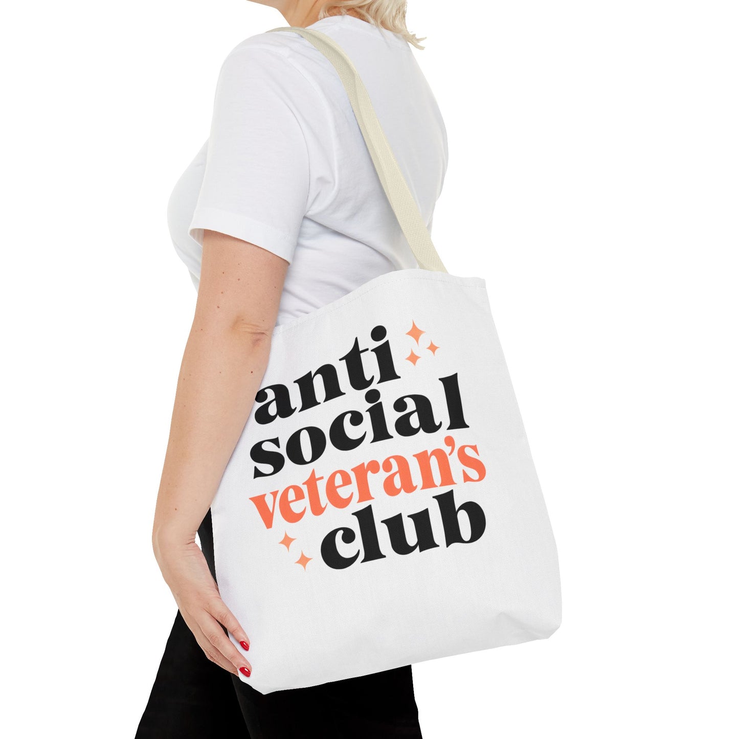Anti Social Veteran's Club Tote Bag